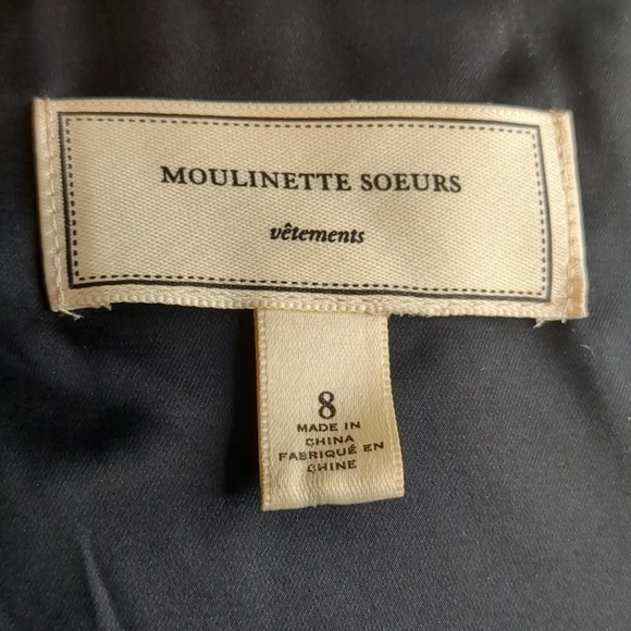 Blue and Black Dress with Sheer Top and Plaid Skirt for Anthropologie - Picture 7 of 7